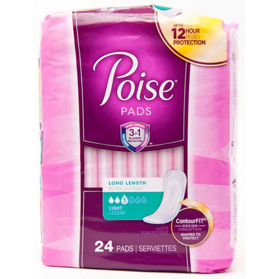 Picture of POISE ULTRA THIN LONG PADS 24