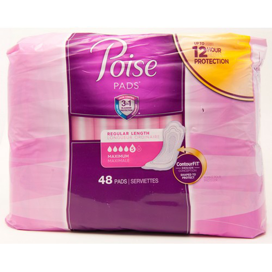 Picture of POISE MAX ABSORB PADS-CONV PK 48S