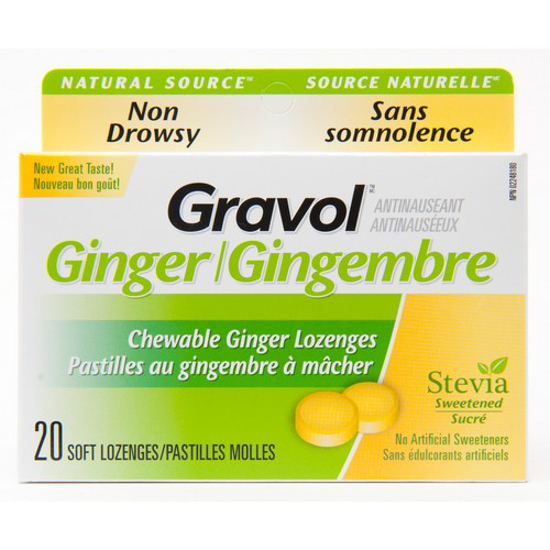 Picture of GRAVOL LOZ - GINGER CHEW 500MG 20S