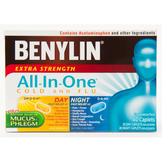 Picture of BENYLIN ALL-IN-ONE CLDandFLU 40S