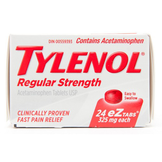 Picture of TYLENOL ACET TAB 325MG 24S