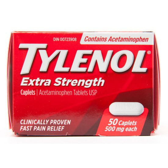 Picture of TYLENOL CAPLETS EX STRENGTH 50.00 C