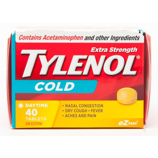 Picture of TYLENOL COLD XTRA DAY TAB 40S