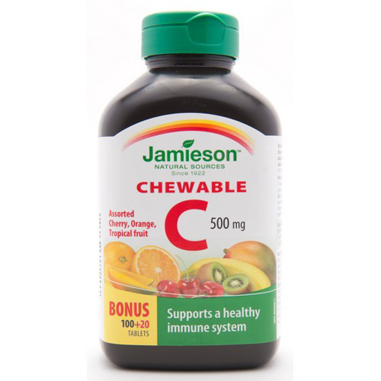 Picture of JAMIESON VIT C TAB 500MG 100+20S