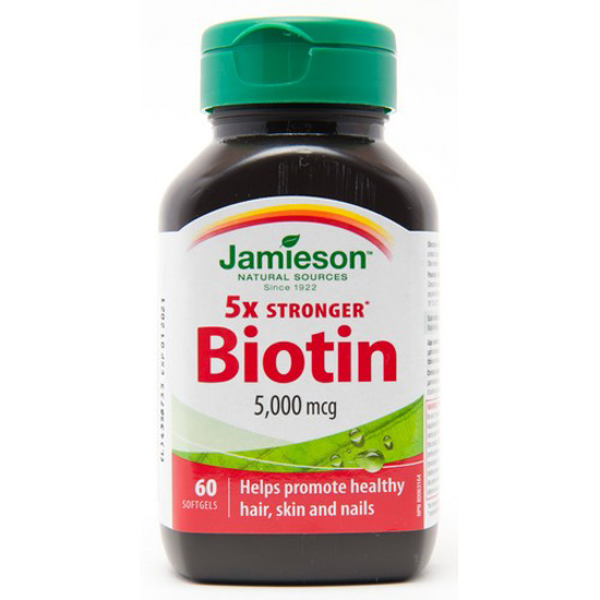 Picture of JAMIESON BIOTIN 5000MCG 60S