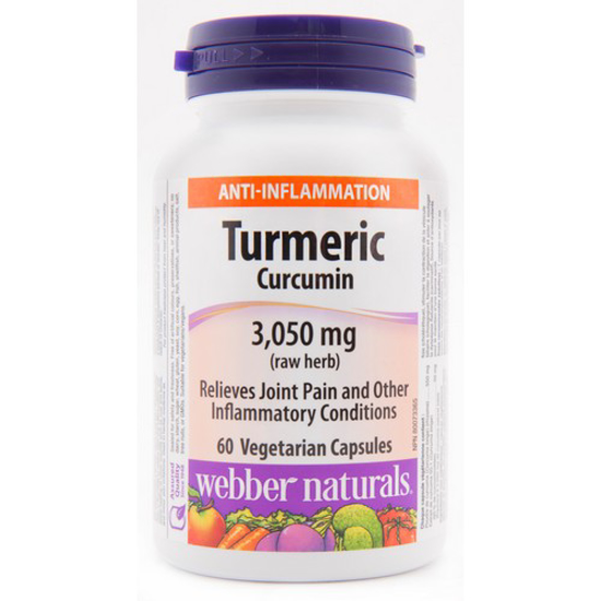 Picture of WEBBER TURMERIC CURCUMIN 600MG