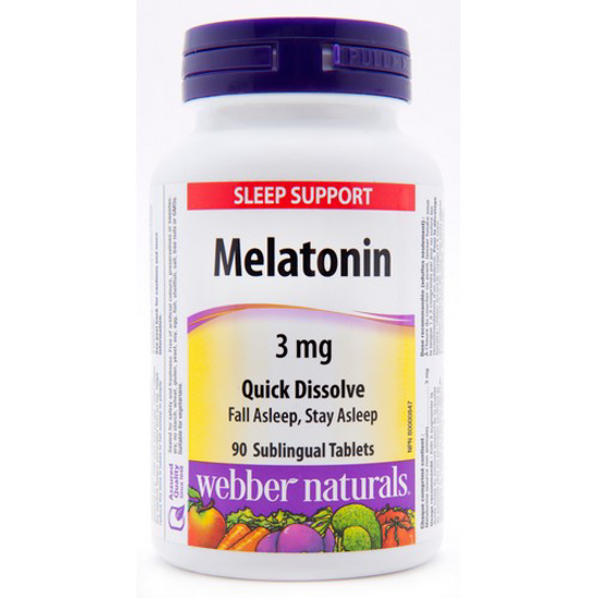 Picture of WN MELATONIN SUBLINGUAL TAB 3MG 90S