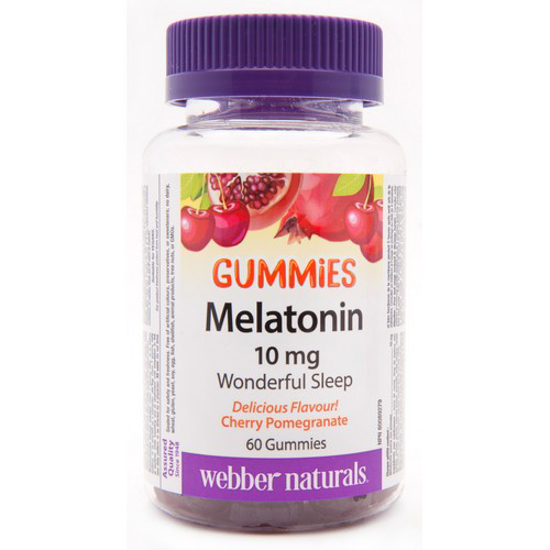 Picture of WEBBER NATURALS MELATONIN 10MG GUMM