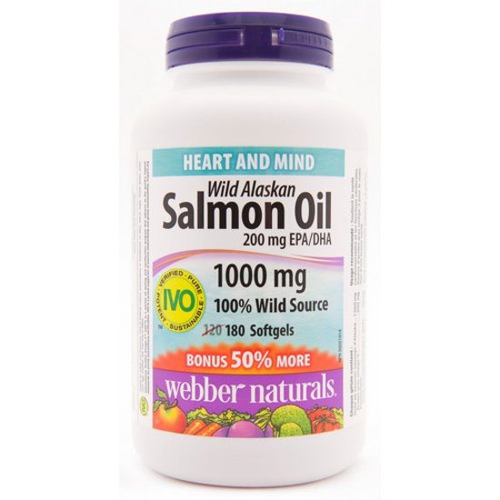 Picture of WN WILD ALASKAN SALMON OIL 120+60S