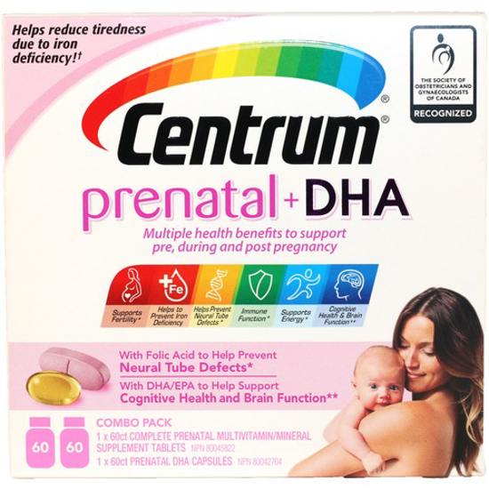 Picture of CENTRUM PRENATAL + DHA 2X60S