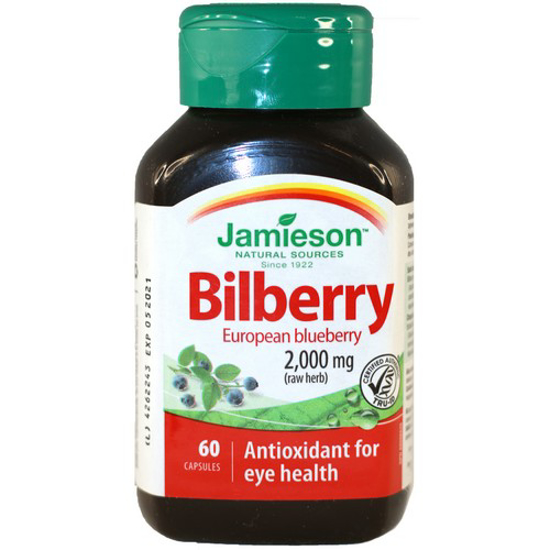 Picture of JAMIESON BILBERRY CPSL 2500MG 60S