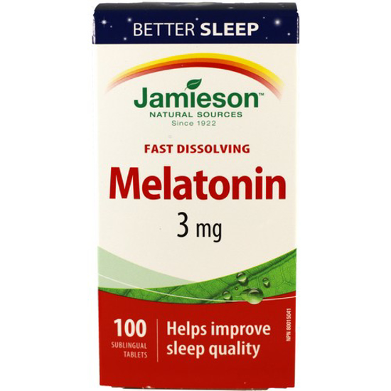 Picture of JAMIESON MELATONIN SL TAB 3MG 100S