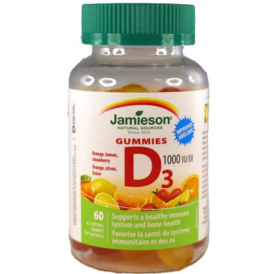 Picture of JAMIESON GUMMIES - VITAMIN D 1000IU