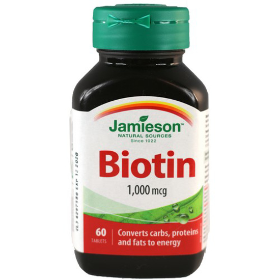 Picture of JAMIESON BIOTIN 1000MCG 60S