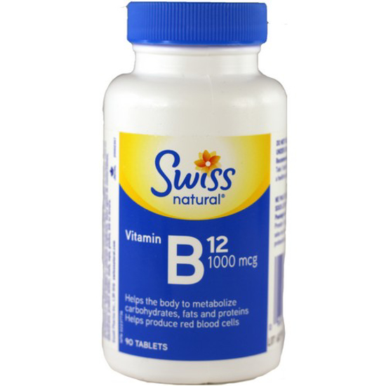 Picture of SWISS NATURAL VIT B12 1000MCG 90S