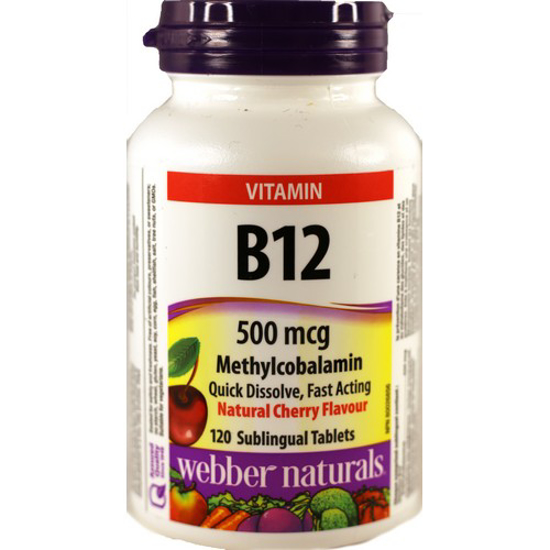 Picture of WN VIT B12 SL - CHERRY 500MCG 60S