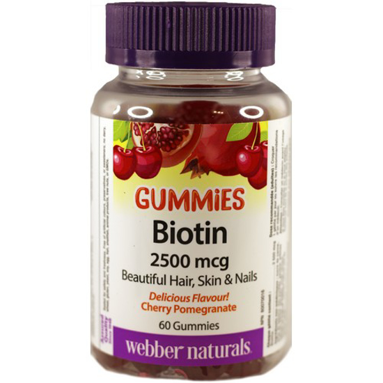 Picture of WEBBER NATURALS BIOTIN 2500MCG 60S