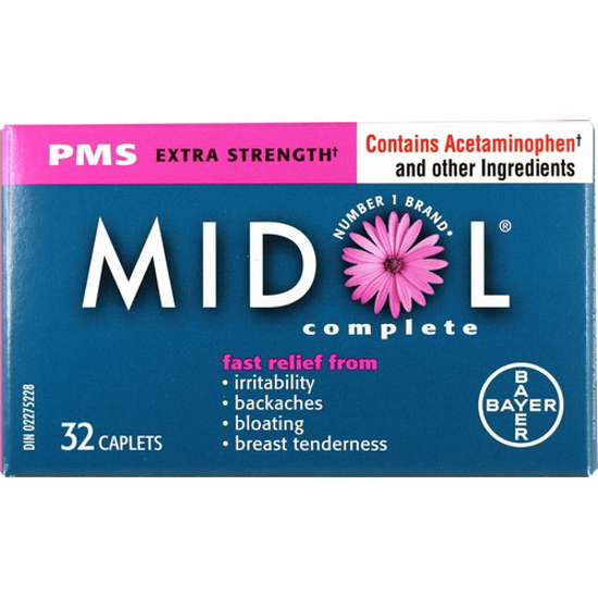 Picture of MIDOL XTRA STRNGTH PMS CPLT 32S