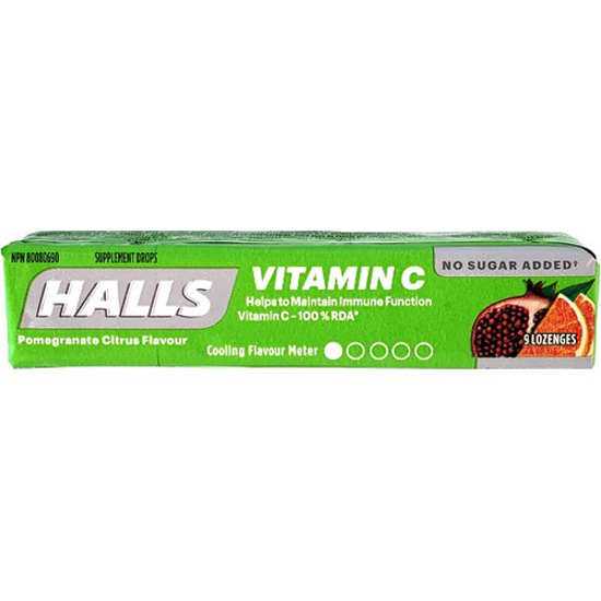 Picture of HALLS VIT C LOZ - POM/CITRUS 9S