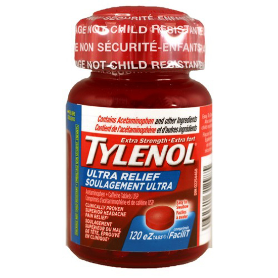 Picture of TYLENOL ULT RELF TOUGH ON HEAD 120S