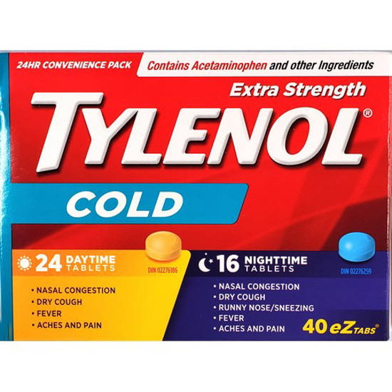 Picture of TYLENOL COLD XTRA COMBO PK TAB 40S