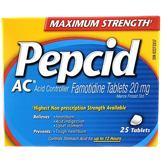 Picture of PEPCID AC MAX STRNGTH TAB 25S