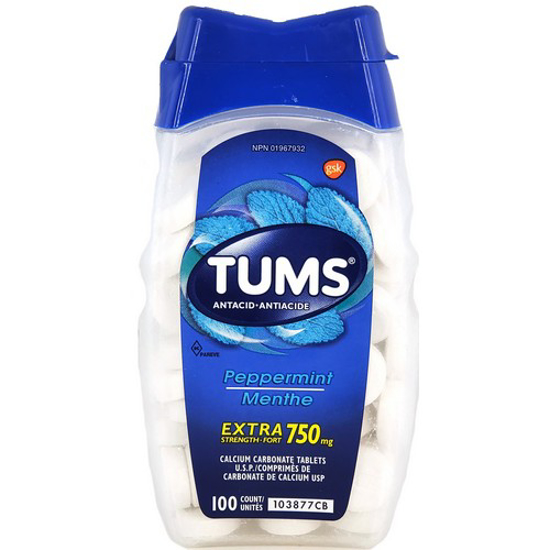 Picture of TUMS XTRA STR - PMNT TAB 750MG 100S