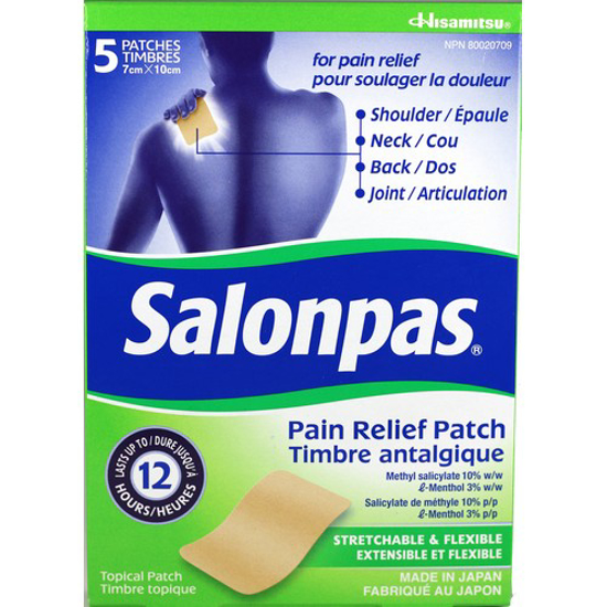 Picture of SALONPAS PATCH 12H RELIEF 5