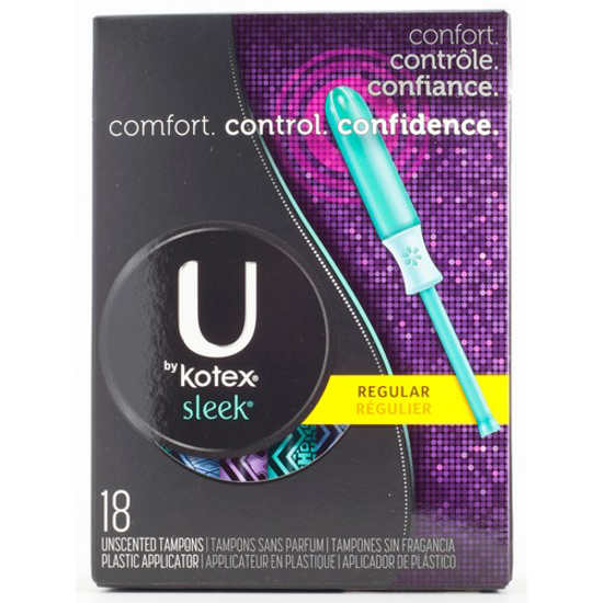 Picture of KOTEX U SLEEK TAMPON - REG 18S