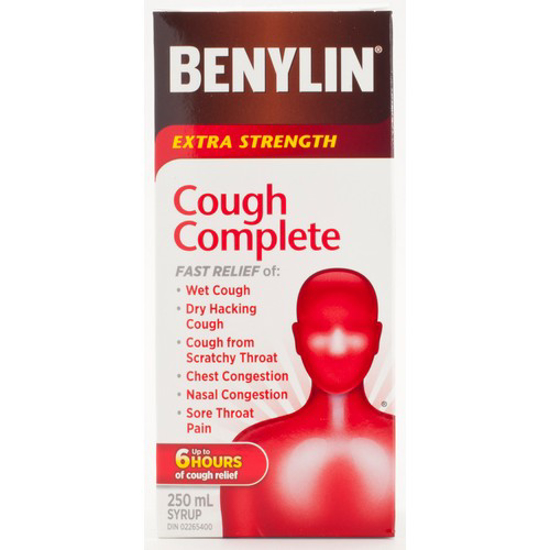 Picture of BENYLIN DM-D-E COUGH SYRP X-STR 250