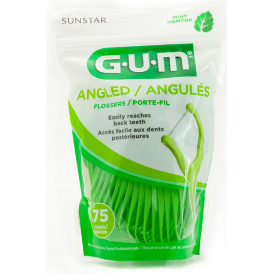 Picture of GUM ANGLED FLOSSER 75S