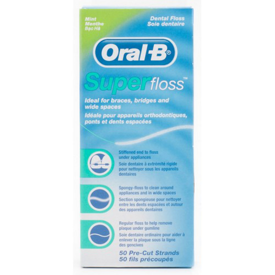 Picture of ORAL B SUPER FLOSS - MINT 50M