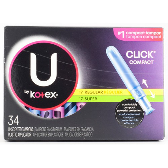 Picture of U BY KOTEX CLICK TAMPONS - MULTIPAC