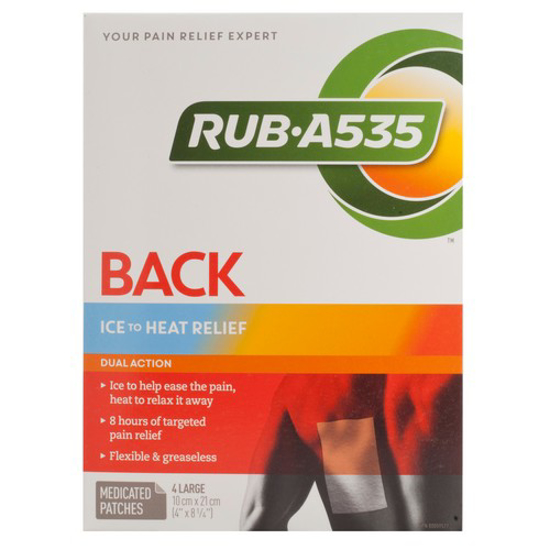 Picture of RUB A535 DUAL ACTION BACK PTCH 4S