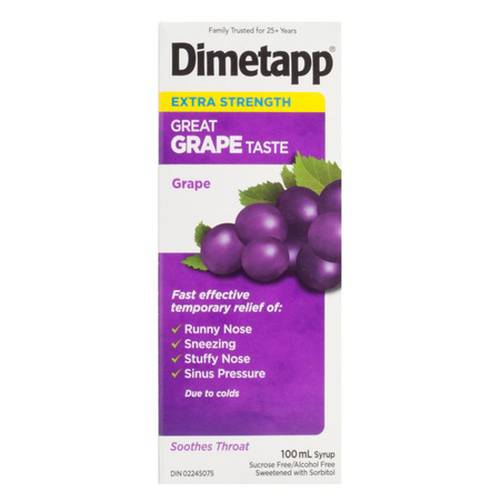 Picture of DIMETAPP SYRP X-STR GRAPE 100ML