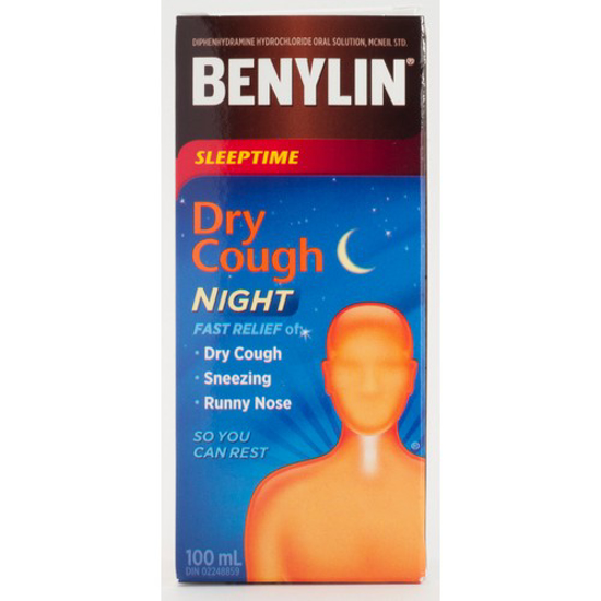 Picture of BENYLIN DRY COUGH - NIGHT 100ML