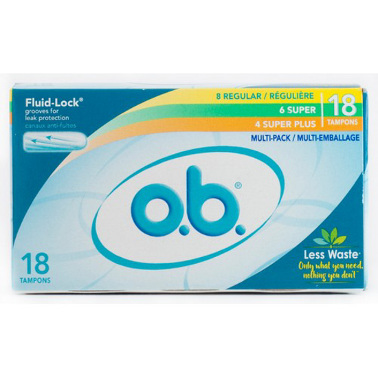 Picture of OB TAMPON MULTI PK 18