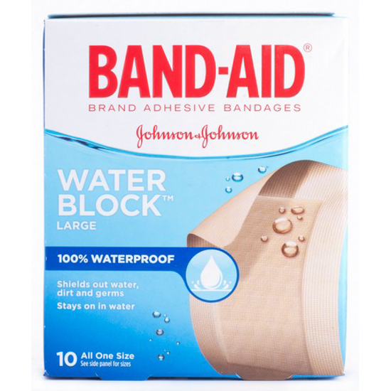 Picture of BAND-AID WATER BLOCK PLUS - LRG 10S