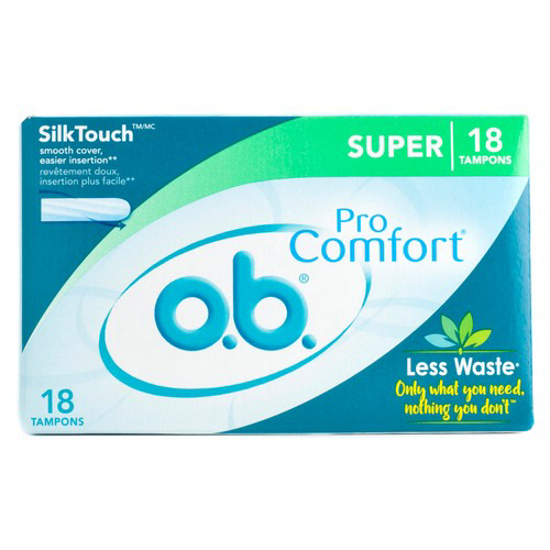 Picture of OB TAMPON PRO COMFORT SUP ABSORBENCY 18