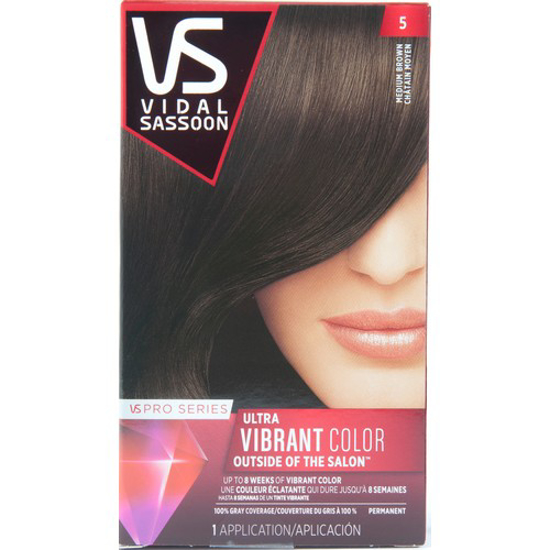 Picture of VIDAL SASSOON PRO SERIES HAIR COLOUR - MEDIUM BROWN 5