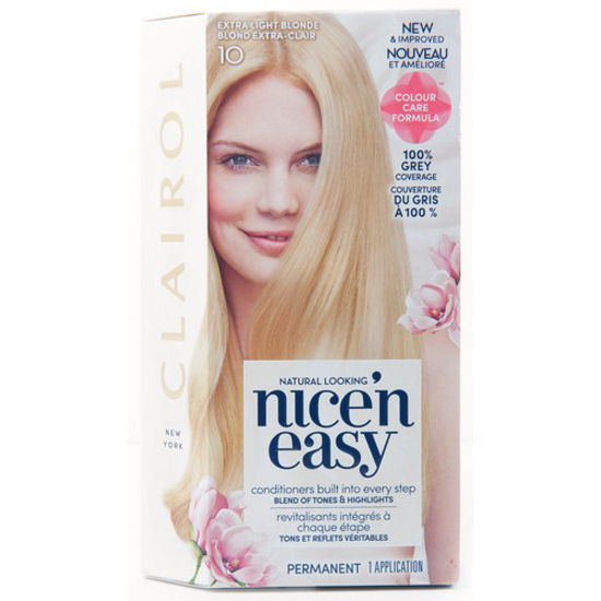 Picture of CLAIROL NICE N EASY HAIR COLOUR - 10 EXTRA LIGHT BLONDE