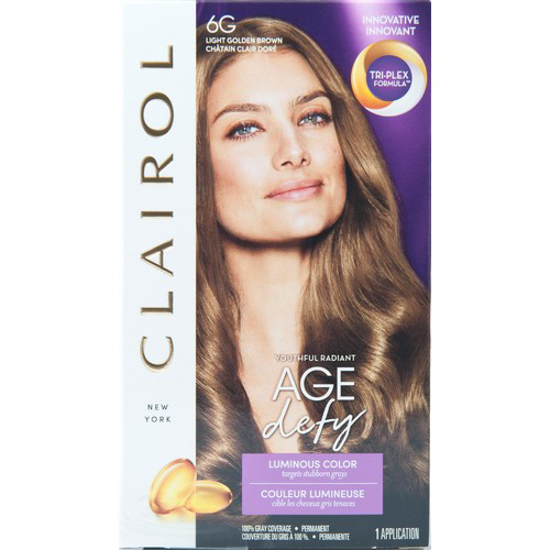 Picture of CLAIROL AGEDEFY HAIR COLOUR - 6G LIGHT GOLDEN BROWN