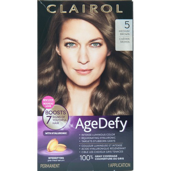 Picture of CLAIROL AGEDEFY HAIR COLOUR - 5 MEDIUM BROWN