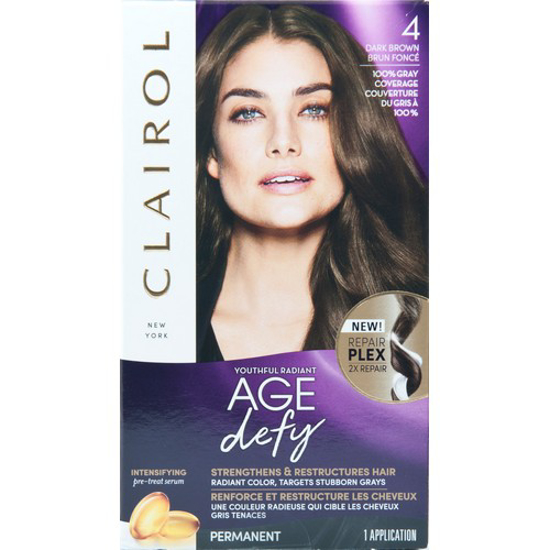 Picture of CLAIROL AGEDEFY HAIR COLOUR - 4 DARK BROWN