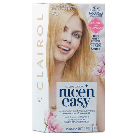 Picture of CLAIROL NICE N EASY HAIR COLOUR - 9G LIGHT GOLDEN BLONDE