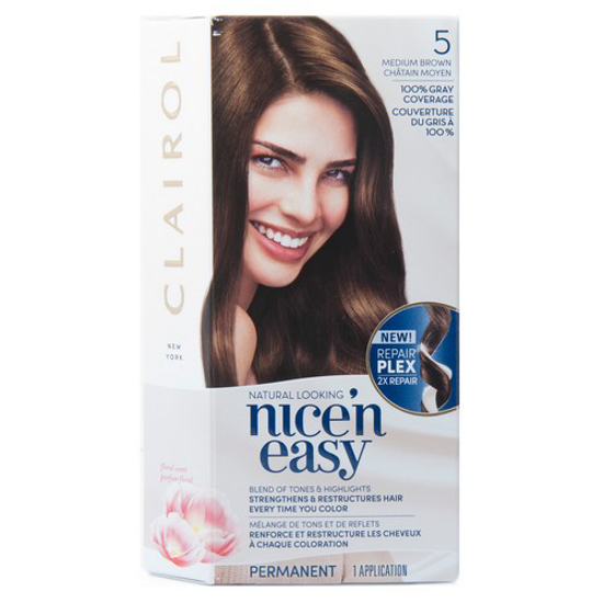 Picture of CLAIROL NICE N EASY HAIR COLOUR - 5 MEDIUM BROWN