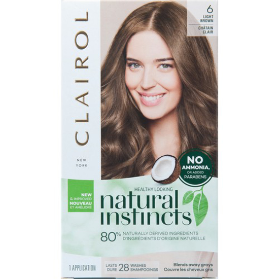 Picture of *CLAIROL NATURAL INSTINCTS HAIR COLOUR - 6 LIGHT BROWN - SUEDE