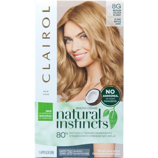 Picture of *CLAIROL NATURAL INSTINCTS HAIR COLOUR - 8G MEDIUM GOLDEN BLONDE - SUNFLOWE