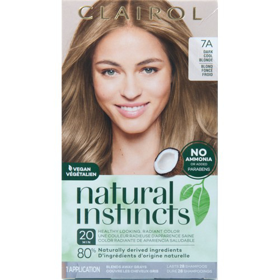 Picture of *CLAIROL NATURAL INSTINCTS HAIR COLOUR - 7A DARK COOL BLONDE - SANDALWOOD