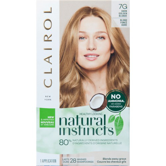 Picture of *CLAIROL NATURAL INSTINCTS HAIR COLOUR - 7G DARK GOLDEN BLONDE - GOLDEN HON